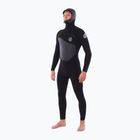 Мъжки неопренов костюм за плуване Rip Curl Flashbomb 5/4 mm Hooded Chest Zip black