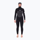 Дамски неопренов костюм за плуване Rip Curl Flashbomb 6/4 mm Hooded Chest Zip Steamer black