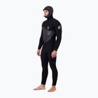 Мъжки неопренов костюм за плуване Rip Curl Flashbomb Heatseeker 5/4 mm Hooded Zip Free black