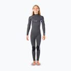 Детски неопренов костюм за плуване Rip Curl Dawn Patrol Back Zip 4/3mm GB Jr charcoal grey