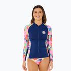 Дамска блуза с дълъг ръкав за плуване Rip Curl Party Wave Upf Zip multicolor