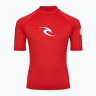 Детска тениска за плуване Rip Curl Waves Upf lava red