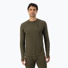 Мъжка термоактивна блуза Mons Royale Cascade Merino Base Layer dark olive