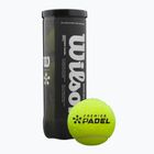 Топки за падел Wilson Premier 3 бр. жълт