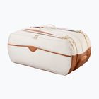Чанта за тенис Wilson Roger Federer Lawn Tournament 15Pk cream