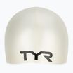 Детска шапка за плуване TYR Wrinkle-Free Silicone white