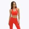 Дамски тренировъчен сутиен Gym Glamour push up orange 372