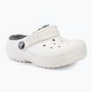 Детски джапанки Crocs Classic Lined Clog Toddler white/grey