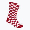 Мъжки чорапи Vans Checkeboard Crew II red/white checkerboard