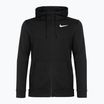 Мъжки суитшърт Nike Dri-Fit Hooded Fitness Full Zip Fleece black/white