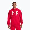 Мъжки суитшърт с качулка Under Armour Rival Fleece Big Logo Hd червен 1357093