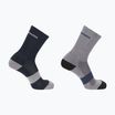 Чорапи Salomon Evasion Crew 2 чифта blue nightsts/monument
