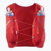 Salomon Advance Skin 12 Set жилетка за бягане flame scarlet/haude red
