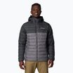 Мъжко пухено яке Columbia Powder Lite II Hooded city grey/ shark