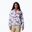 Дамски поларен суитшърт Columbia Helvetia II Printed Cropped Half Snap sea salt/pasteled multi