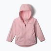 Детско дъждобранно яке Columbia Rainy Trails II Fleece satin pink
