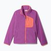 Детски поларен суитшърт Columbia Fast Trek IV Fleece Full Zip razzle/hot coral