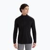 Мъжка термоакивна блуза с дълъг ръкав Icebreaker Merino 200 Oasis Half Zip black