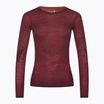 Дамска термална тениска Smartwool Intraknit Merino 200 Crew maroon 19284