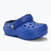 Детски чехли Crocs Classic Lined blue bolt