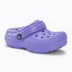 Детски чехли Crocs Classic Lined digital violet