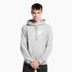 Мъжки суитшърт за тренировки New Balance Essentials Stacked Logo French Terry Hoodie grey NBMT31537AG