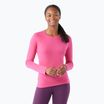 Дамска термо тениска Smartwool Merino 250 Baselayer Crew boxed power pink