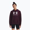 Дамски суитшърт за тренировка Rival Fleece Big Logo dark maroon/white Under Armour