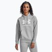 Дамски суитшърт Under Armour Rival Fleece Big Logo Hoody mod gray light heather/white