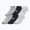 Чорапи за тренировка Under Armour Essential No Show 6 Pack black/black/halo gray