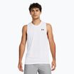 Мъжка тениска за тренировки Under Armour Tech Tank white/black