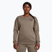 Дамски суитшърт Under Armour Essential Fleece Crew taupe dusk/black