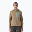 Дамско софтшел яке Patagonia R1 CrossStrata Hoody seabird grey