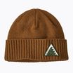 Зимна шапка Patagonia Brodeo dawn tracks patch/shelter brown