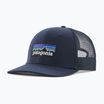 Бейзболна шапка Patagonia P-6 Logo Trucker naw navy