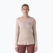 Дамски Patagonia Cap Cool Merino Blend Graphic fitz roy loss: shroom taupe longsleeve