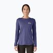 Дамски ръкав Patagonia Cap Cool Merino Blend Graphic imagine moon longsleeve: solstice purple