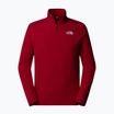 Мъжки суитшърт The North Face 100 Glacier 1/4 Zip garnet red