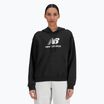 Дамски суитшърт New Balance French Terry Stacked Logo Hoodie black