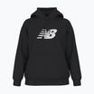Жени New Balance Флийс качулка черна