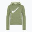 Детски суитшърт Nike Multi Stain Repel Therma-FIT oil green/olive aura/heather/white