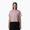 Дамска тениска The North Face Simple Dome Cropped Slim Tee metal pink