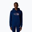 Дамски пуловер с качулка The North Face Drew Peak estate blue/metal pink