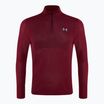 Мъжки потник за бягане Under Armour Seamless Stride 1/4 Zip racer red/reflective