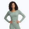 Дамски тренировъчен суитшърт Under Armour Train Seamless silica green/white