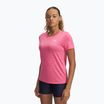 Under Armour Tech C-Twist дамска тениска за тренировки супер розово/бяло