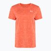 Under Armour Tech C-Twist огнена/бяла тениска за тренировки за жени