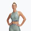 Горнище за тренировка за жени на Under Armour Heat Gear Rib Tank silica green/silica green/white