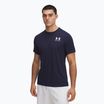 Мъжка тренировъчна тениска Under Armour HeatGear Fitted midnight navy/white