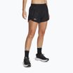 Дамски къси панталони за бягане Under Armour Fly By 3", черни / светлоотразителни